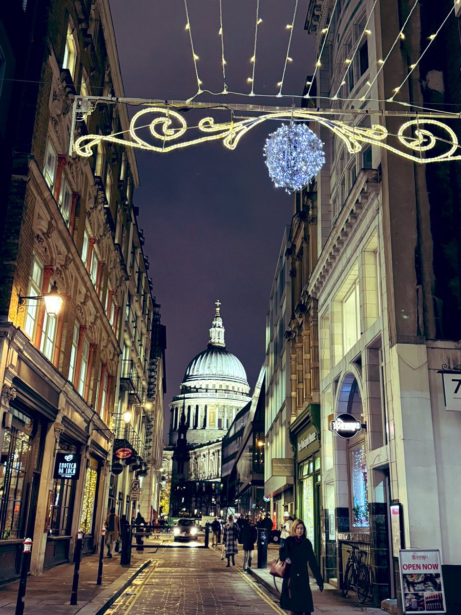 クリスマス・セントポール⛪️
セントポールはどこからみても絵になるなぁ！

#ロンドン #クリスマス