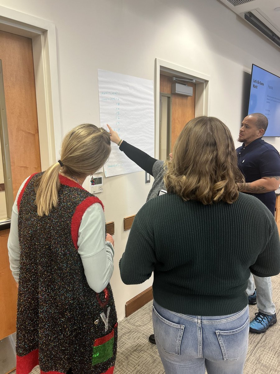 MathBrains's tweet image. I loved to see the Capital School district coaches diving into some math this afternoon. How can you use 4, 4s to make the numbers 1-20? @LindsayO22 @CarieDebaca @awinkandas5280