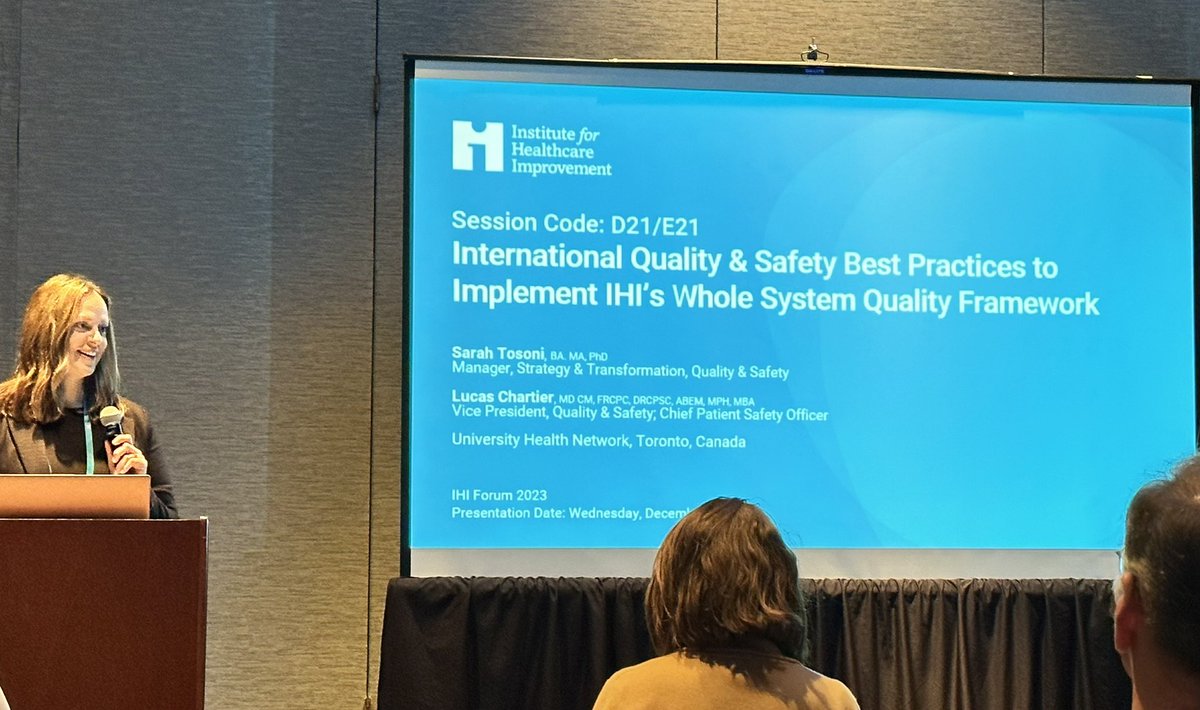 Ahmed Taher MD MPH (@ak_taher) on Twitter photo Great to learn about whole system quality transformation from <a href="/chartierlucas/">Lucas Chartier</a> and Sarah Tosoni <a href="/UHN/">University Health Network</a> <a href="/TheIHI/">Institute for Healthcare Improvement (IHI)</a> Great to learn about whole system quality transformation from <a href="/chartierlucas/">Lucas Chartier</a> and Sarah Tosoni <a href="/UHN/">University Health Network</a> <a href="/TheIHI/">Institute for Healthcare Improvement (IHI)</a>
