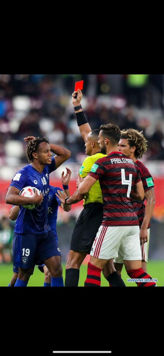 الحكم الدولي الامريكي اسماعيل الفاتح هو من سيقود لقاء ‌ #الهلال⁩ والوحدة بالدوري يوم الجمعة في الرياض

▪️حكم دولي منذ 2016

• أدار 3 مباريات في مونديال 2022م :

🇵🇹 البرتغال × غانا 🇬🇭
🇨🇲 الكاميون × البرازيل 🇧🇷
🇯🇵 اليابان × كرواتيا 🇭🇷

- حكم رابع في نهائي المونديال