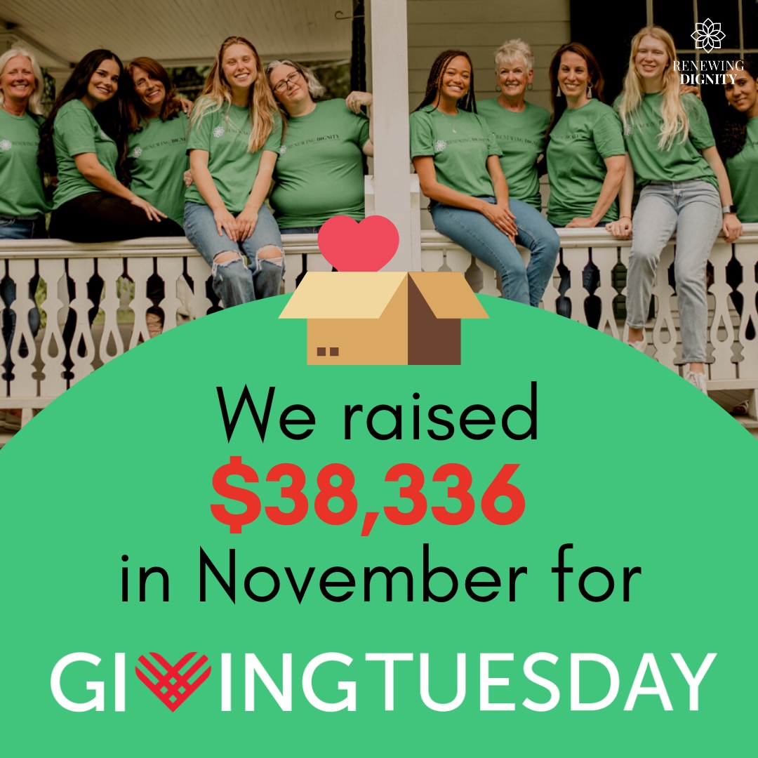 Thank you to everyone who supported Renewing Dignity in November for Giving Tuesday. Your generosity is truly inspiring, and we are so grateful for your support.

#MenstrualHealth #menstrualequity #menstrualproducts #FLnonprofit #periodadvocacy #community