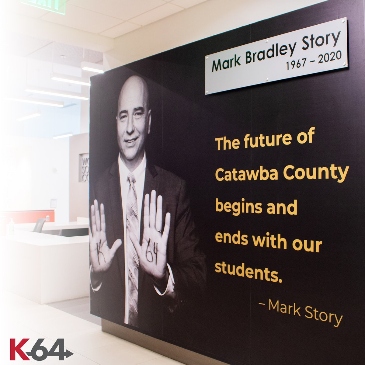 K64Learning's tweet photo. This fall edition of CVCC's SOAR magazine featured an article on how the legacy of former K-64 CEO, Mark Story, has been honored on campus. Read more about Story's legacy and how he continues to inspire in #CatawbaCounty. https://t.co/xsavVZpeze #k64learning https://t.co/2TzyZX5RVy
