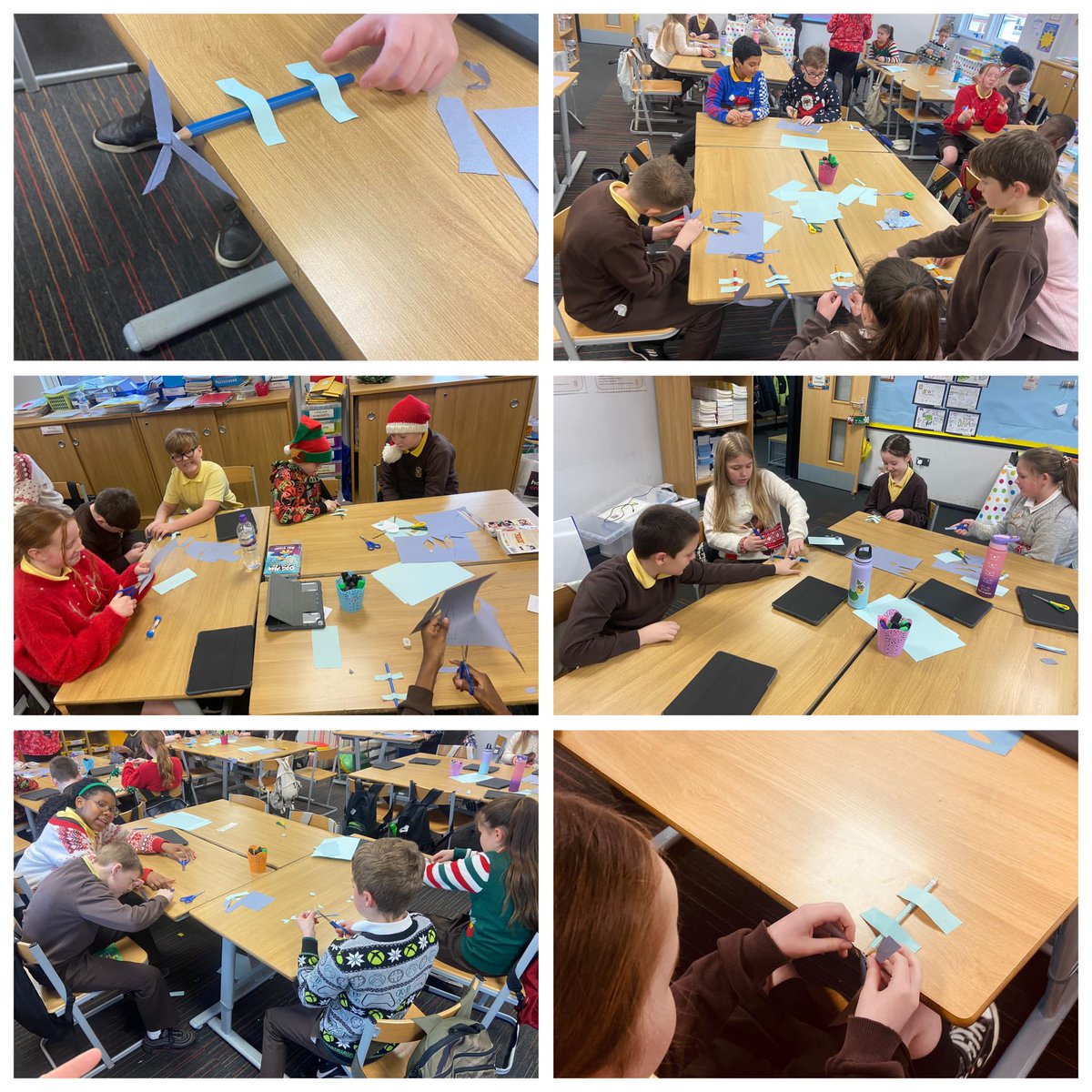 St Mirin’s Primary School (@stmirinsps) on Twitter photo P6/7 worked collaboratively whilst problem solving for their latest <a href="/UofGfemeng/">UofG FemEng</a> challenge-creating and testing their own model wind turbines when learning about renewable energy.
#FemEngGic P6/7 worked collaboratively whilst problem solving for their latest <a href="/UofGfemeng/">UofG FemEng</a> challenge-creating and testing their own model wind turbines when learning about renewable energy.
#FemEngGic