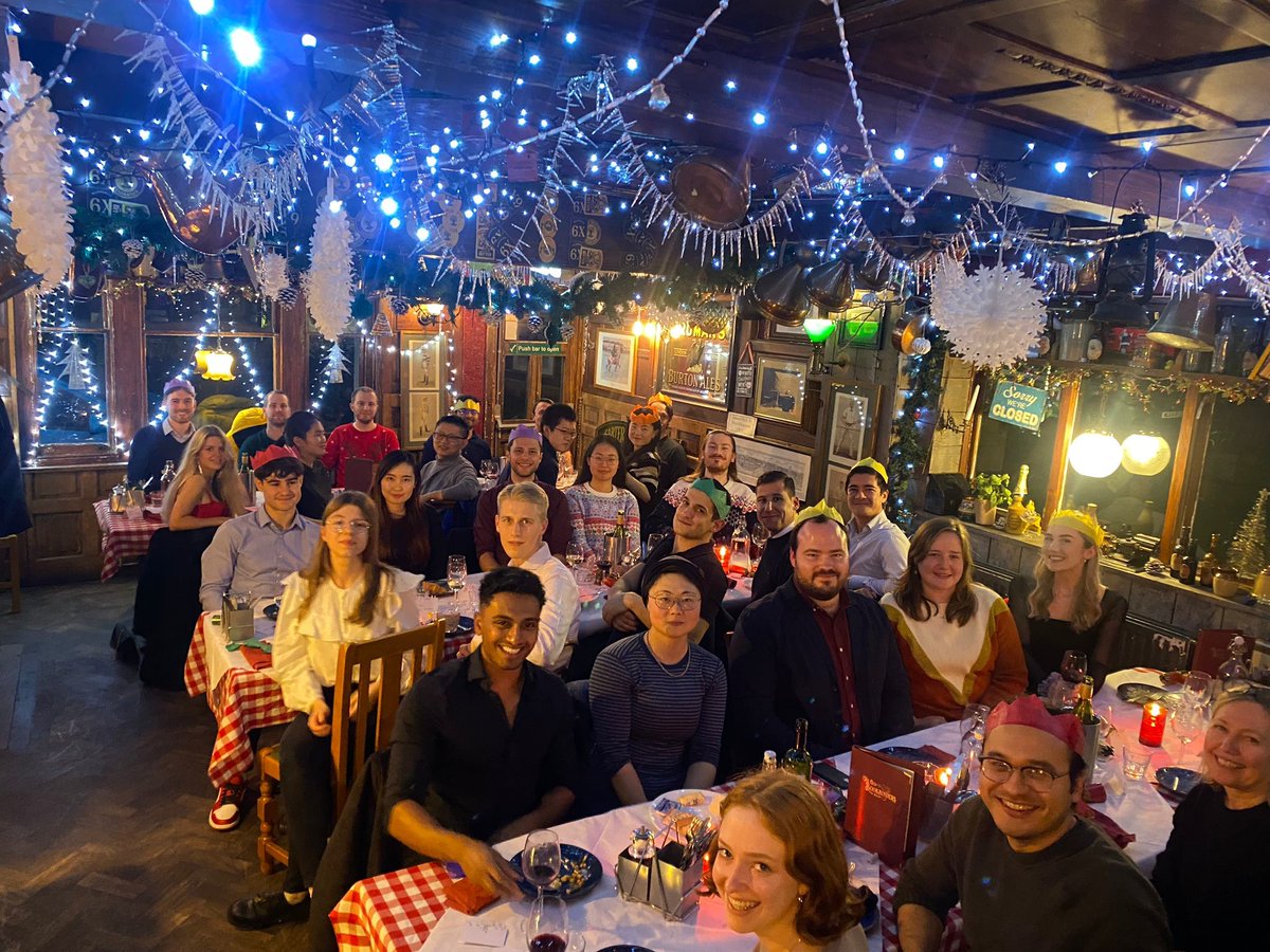 A lovely evening all together for our group Christmas dinner-wishing everyone a wonderful festive period!