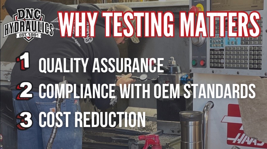 Hydraulic systems drive countless industries, so ensuring the reliability of these solutions is paramount. Quality assurance is essential for cost reduction and ensures you have performance you can rely on!