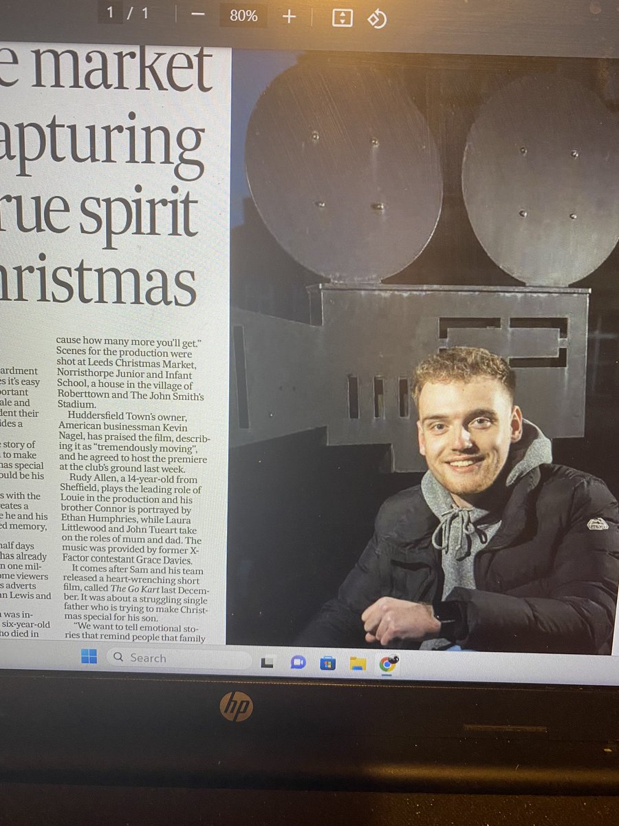 Steve Teale (@tealevroom) on Twitter photo Still time to dash out to get your <a href="/yorkshirepost/">The Yorkshire Post</a> and read about Liversedge lad <a href="/SamTealeProduct/">Sam Teale Productions</a> and his festive video. It pulls on the heartstrings and gives <a href="/JohnLewisRetail/">John Lewis & Partners</a> a run for their money. And yes, he’s my cousin. Or first cousin to be strictly accurate Still time to dash out to get your <a href="/yorkshirepost/">The Yorkshire Post</a> and read about Liversedge lad <a href="/SamTealeProduct/">Sam Teale Productions</a> and his festive video. It pulls on the heartstrings and gives <a href="/JohnLewisRetail/">John Lewis & Partners</a> a run for their money. And yes, he’s my cousin. Or first cousin to be strictly accurate