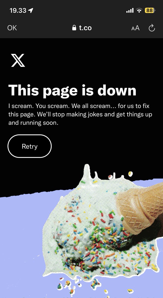 Det ser ud til, at ingen links lige nu kan åbnes på Twitter, fordi t.co-tjenesten fejler 🫠