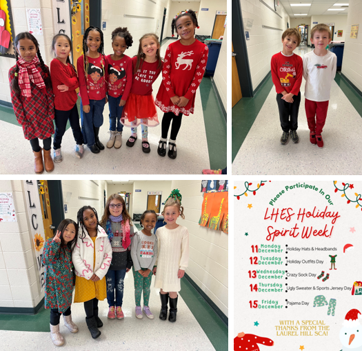 Our Lions are celebrating Holiday Spirit Week in style! Our SCA did a great job promoting this fun event.