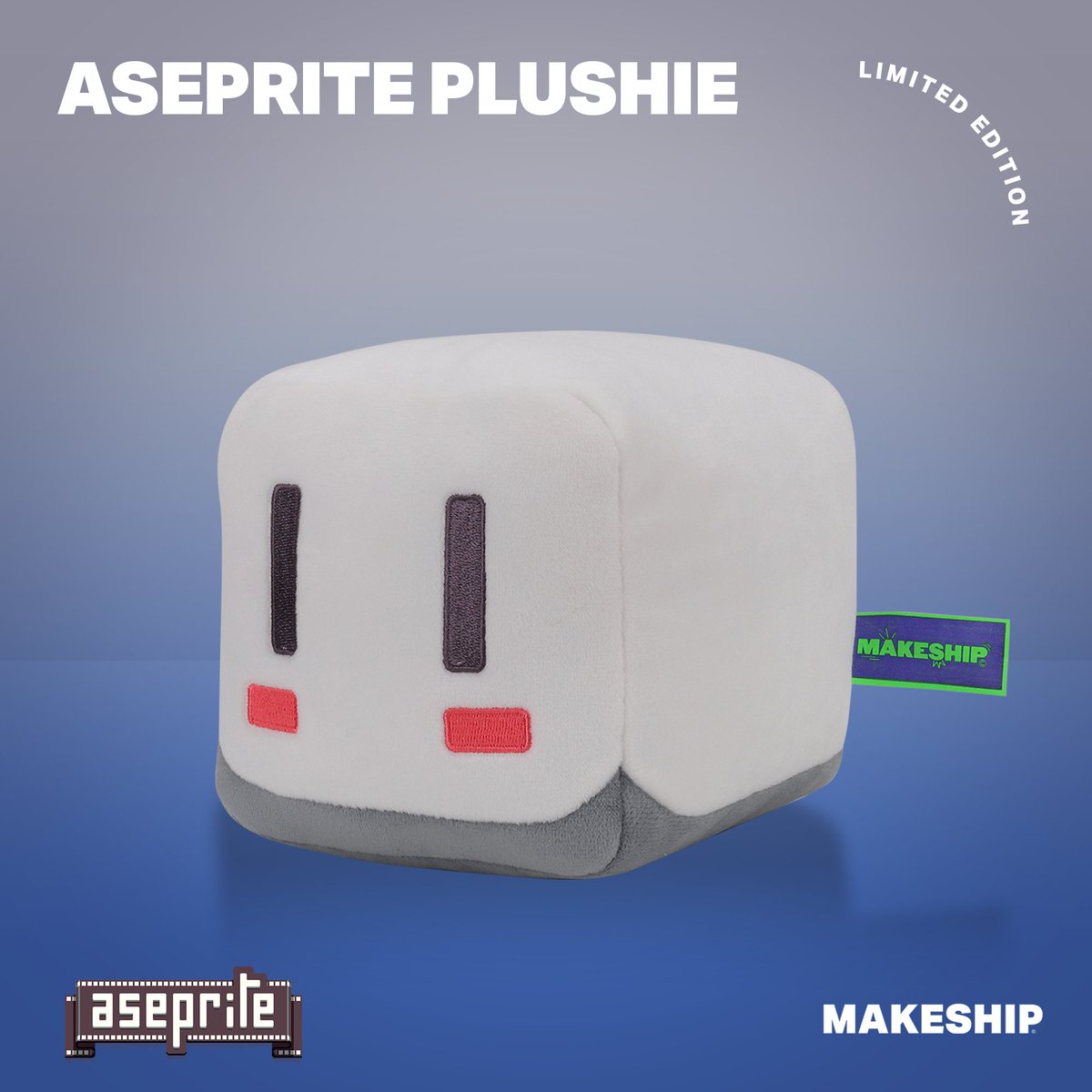 🌟 ASEPRITE PLUSH CAMPAIGN IS NOW LIVE🌟

With the help of <a href="/Makeship/">Makeship</a> we're launching this Little Blushing Aseprite Plush today!

It's available to purchase for 21 days only 🥹🎁 Find the link to pre-order yours in this thread bellow 🔍👇