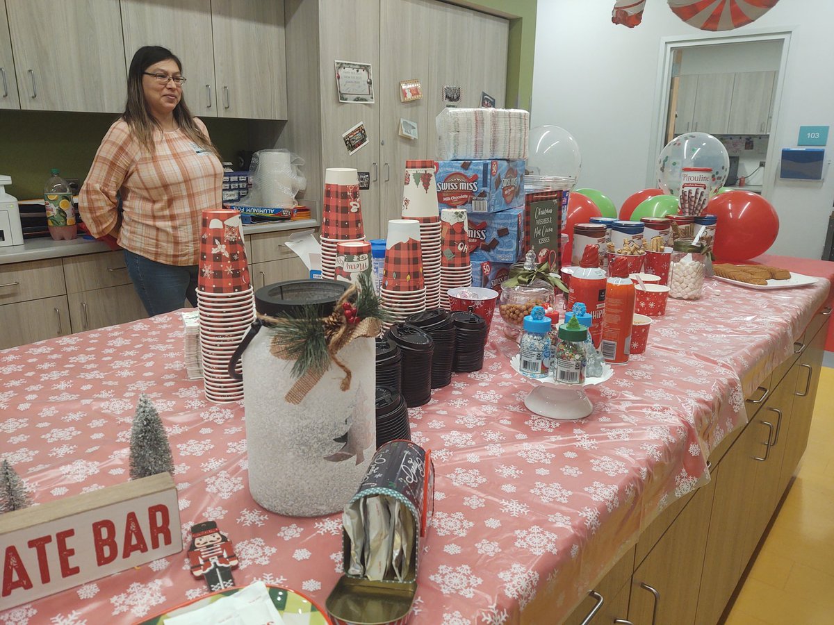 Mariya Ortiz (she/her) / BS, MLS (@librarypossible) on Twitter photo Our Tradition Elementary PTA even managed to bring chilly weather so we could enjoy the hot cocoa bar they created for our Titan staff. Thank you, PTA, for bringing an extra cup of kindness today. <a href="/TraditionTitans/">Tradition Elementary</a> <a href="/ECISDtweets/">East Central ISD</a> <a href="/ECISDreads/">ECISDreads</a> Our Tradition Elementary PTA even managed to bring chilly weather so we could enjoy the hot cocoa bar they created for our Titan staff. Thank you, PTA, for bringing an extra cup of kindness today. <a href="/TraditionTitans/">Tradition Elementary</a> <a href="/ECISDtweets/">East Central ISD</a> <a href="/ECISDreads/">ECISDreads</a>