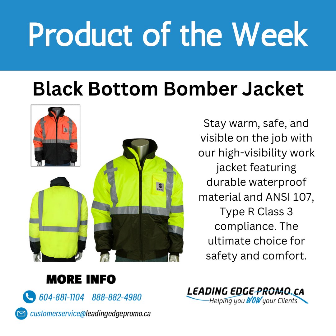 edge_promo's tweet image. Introducing our Product of the Week

Stay warm, visible, and ready for anything – contact us to brand this jacket for your team today!

See this product here  leadingedgepromo.espwebsite.com/ProductDetails…

 #HighVisibility #WorkJacket #SafetyGear #LeadingEdgePromo #ProductOfTheWeek