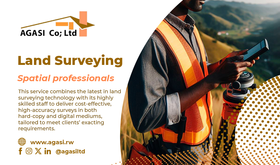 Learn more about us at agasi.rw
#landsurvey, #topographicmap , #surveyingservices , #surveyingtechnology , #geospatial , #spatialprofessional