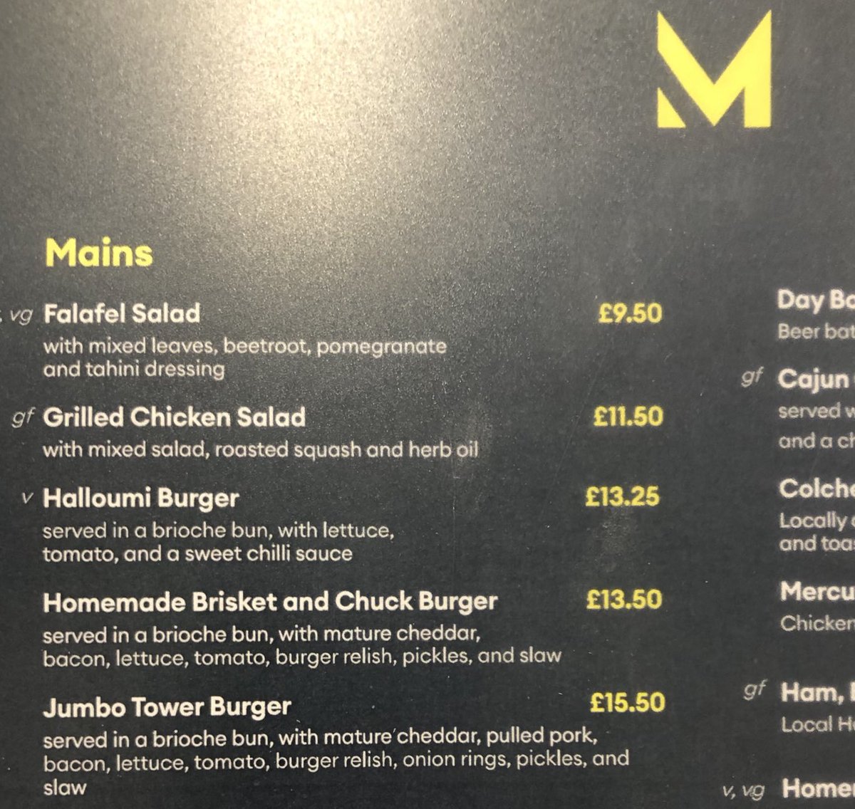 Good to see our friends ⁦@mercurytheatre⁩ #Colchester offer a Jumbo Tower Burger. We’ve done the research and can confirm it is delicious! #Jumbo ⁦@VisitColchester⁩ #lunch