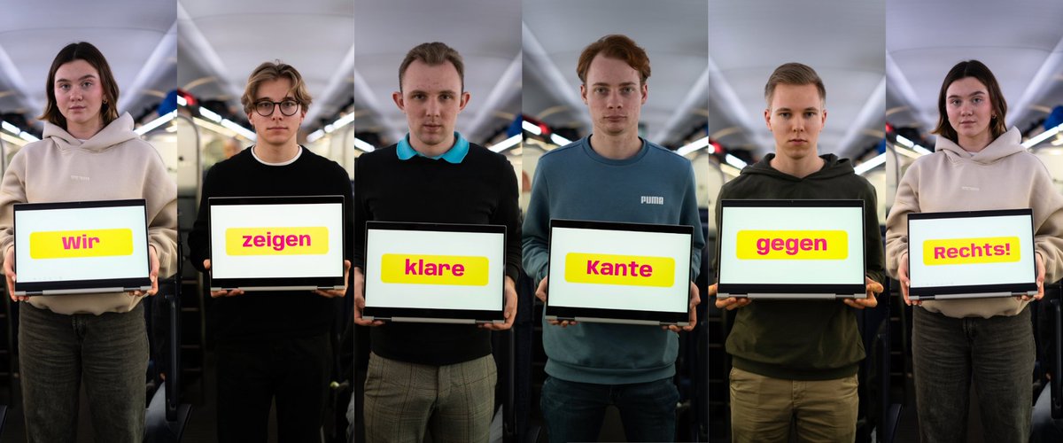 Klare Kante gegen Rechts.