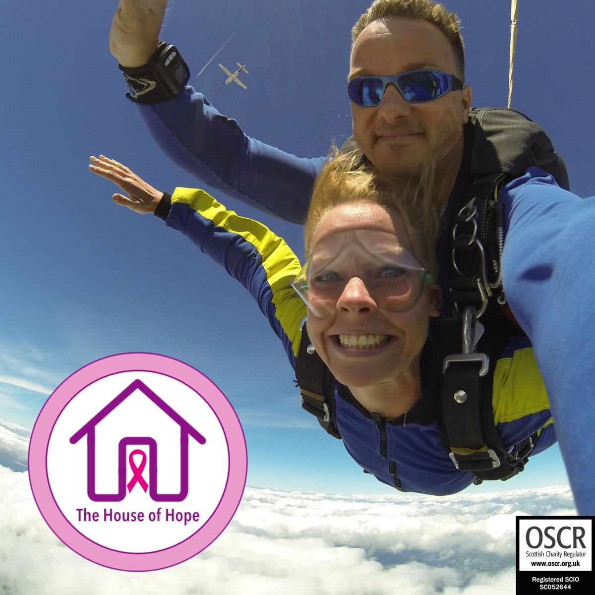 We have added a second skydive date on 11th May! Take to the skies and help us to raise funds on the pathway to opening The House of Hope Scotland - Scotland's first bespoke wellbeing and support centre for those impacted by breast cancer. houseofhope.org.uk/events/2/sprin…