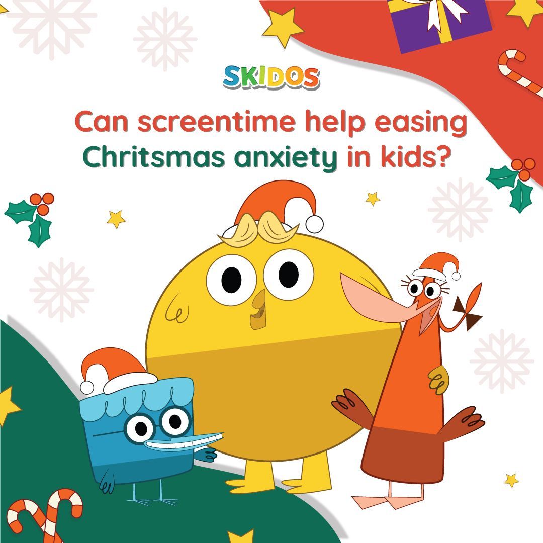 skidoslearning's tweet photo. The answer? YES! Safe, productive screentime can:

😍 Redirect kids to enjoyable content.
🥳 Bring joy by connecting kids to holiday content with virtual celebrations
🔎 Blend learning and fun, offering a positive outlet to reduce stress. 

#christmas2023 #christmasgamesforkids https://t.co/RBOxDs8krv