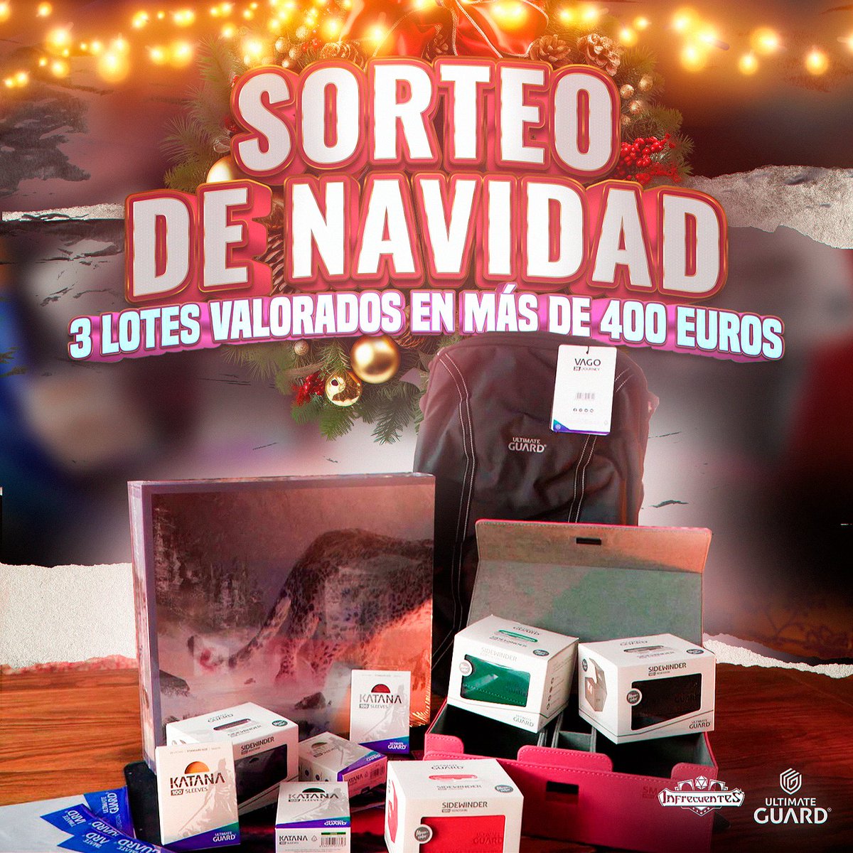 Amigos, ya llega navidad y se acercan los reyes. ¿Y quiénes son los reyes de la protección?

¡¡¡¡@ULTIMATEGUARD!!!!

Así que os traemos un SORTEO de 3 packs valorados en más de 400 euros.

Participa aquí: gleam.io/3z4cC/feliz-na…