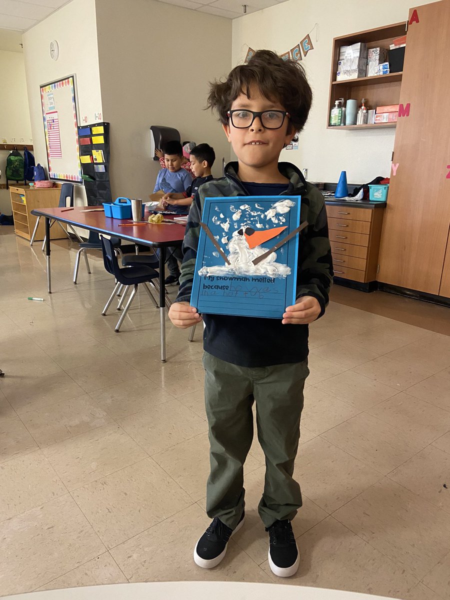 The melting snowman!