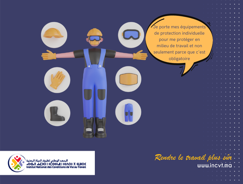 IncvtM's tweet photo. #Conseil_SST : Je porte mes équipements de protection individuelle pour me protéger en milieu de travail et non seulement parce que c'est obligatoire.
#prevention  #travail #Sécurité https://t.co/8G6hruiuA2