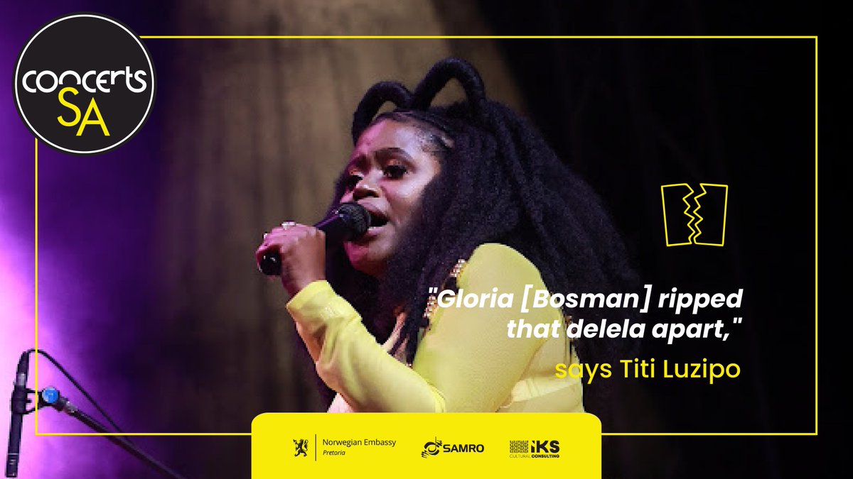 'GLORIA [BOSMAN] RIPPED THAT DELELA APART,' says @TitiLuzipo. Women in music face numerous challenges, but together, we can make a difference. Support our research for a more equitable and inclusive industry: bit.ly/women-in-live-… #WomenInMusic @SAMROMusic @IKS_Africa