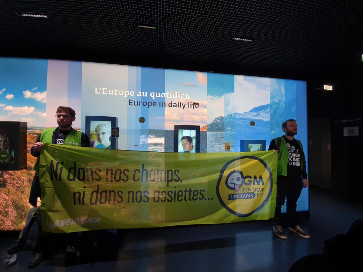 Nouveaux OGM : ni dans nos champs, ni dans nos assiettes.❌

✊ Nous sommes en soutien des agriculteurs et des agricultrices qui sont les premiers concernés par cette déréglementation. <a href="/ConfPaysanne/">Conf' Paysanne</a> 

#NonAuxOGM #StopBrevetageVivantNous