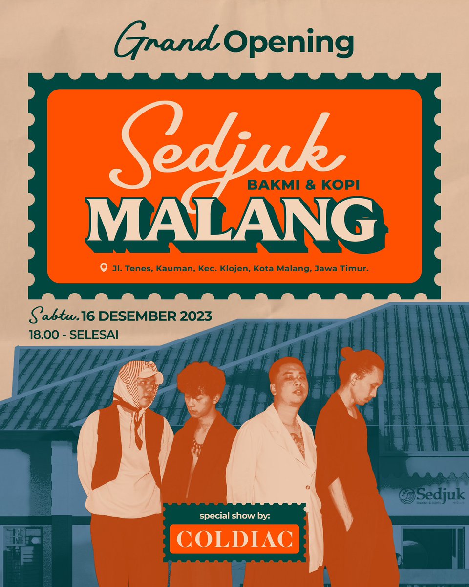 Malang sabtu ini! FREE ENTRY! Ayo merapat semua, dateng awal biar dapet meja, yang dateng belakangan ya berdiri 🤪