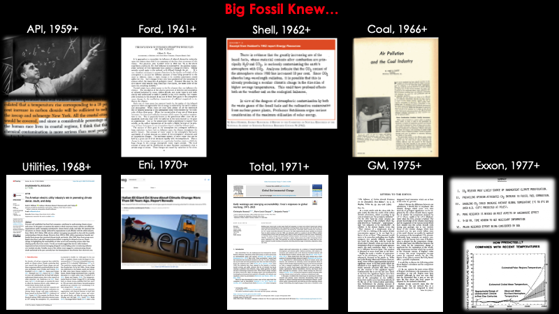 As we (rightly) celebrate the first ever UN climate pact to recognise the role of fossil fuels, just a reminder that fossil fuel interests have known that their products could cause dangerous global heating since before UN climate talks even began three decades ago. #Cop28