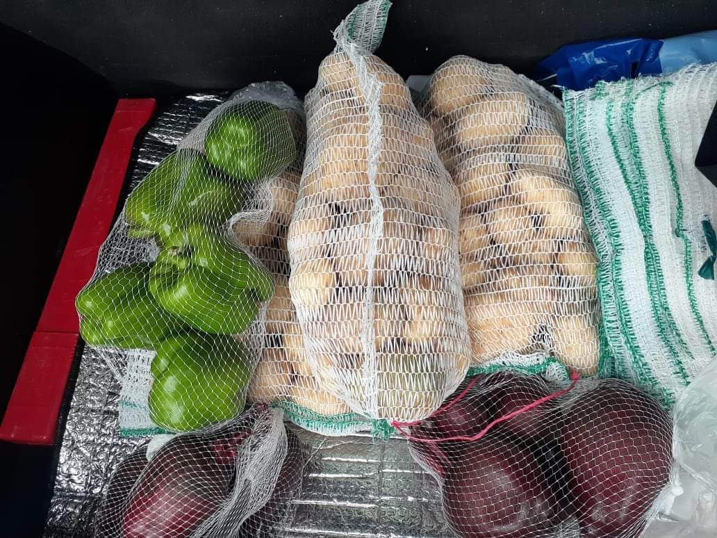 "My name is Nombuso Mvuyana I'm based in Durban Ntuzuma, I'm a small crop farmer. I grow vegetables but my market is very low.
(don't mention that on the page 🤣)

We have potatoes, green peppers, eggplants (Brinjal)
, onions and Spinach. We ensure that we can use organic farming