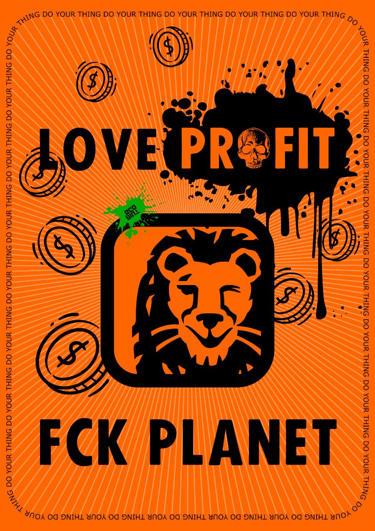 Do you thing. Love profit. Fck planet.
#StopFossieleFinanciering #XR #ING #A10