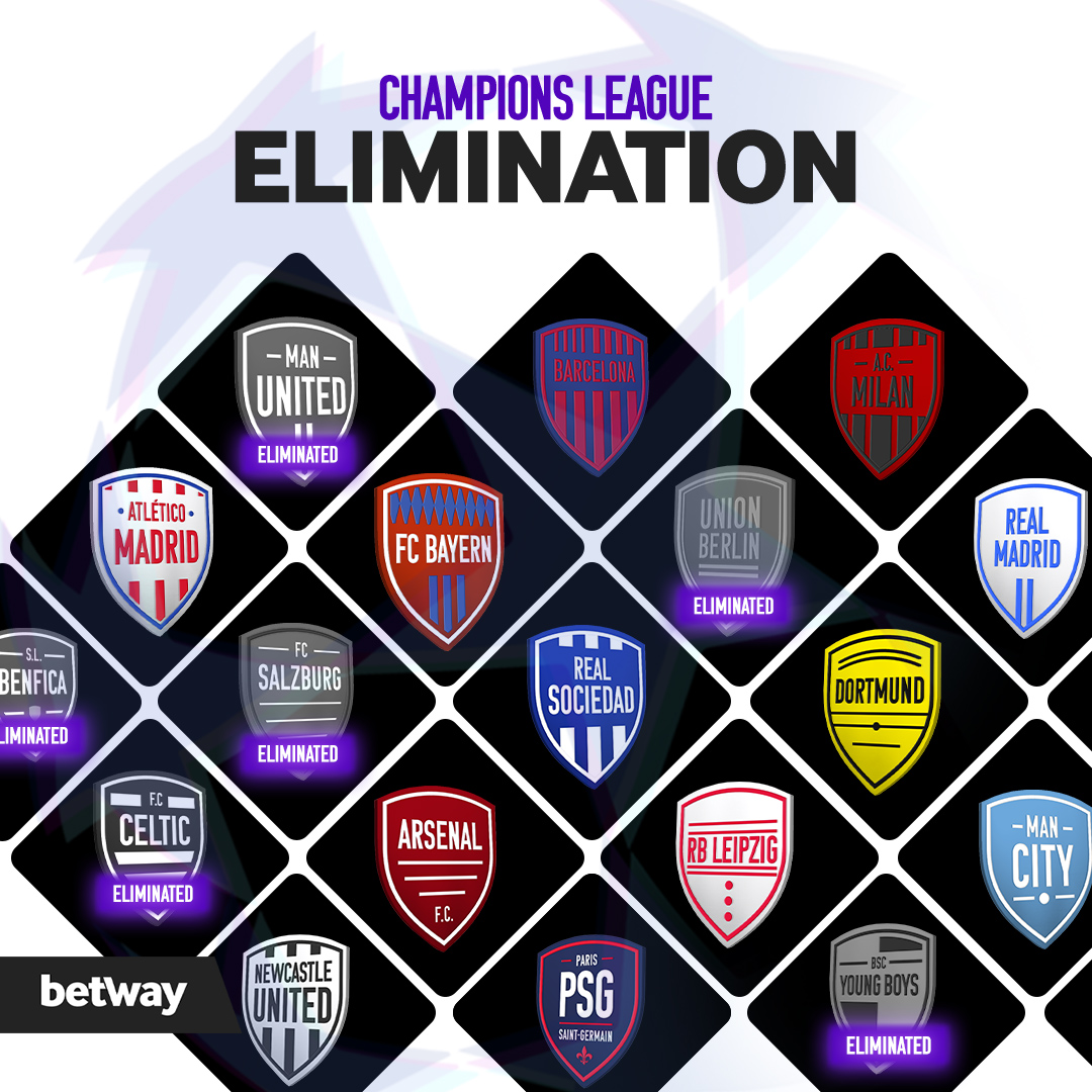 Its day two of elimination. 💪 😅 One will make Europa, One will go home. ⚫ Newcastle 🔴 AC Milan 🅿️ PSG Who will go home? 🤔 Bet here😉 👉 bit.ly/3MedXIO #UCL