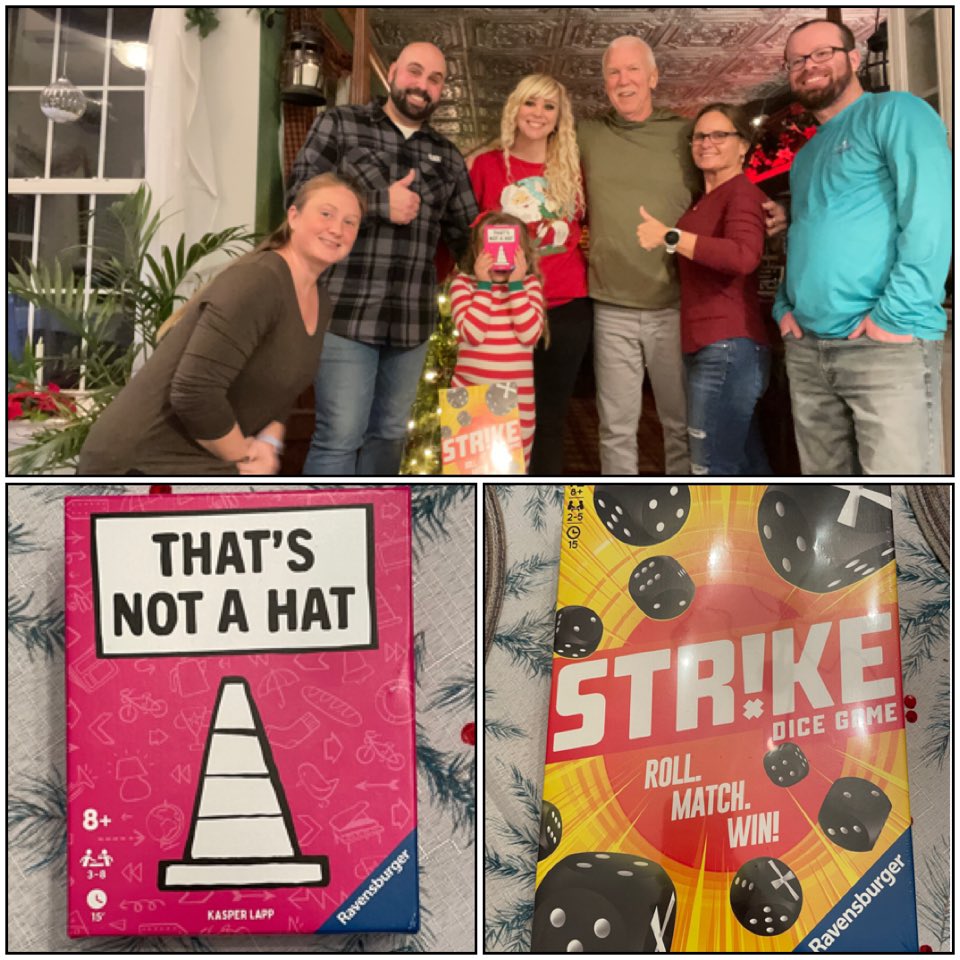 Our weekly game nights turned into a battle with Strike! Plus a fast paced memory bluff game that larger groups can play (kids too!). Both have a 15-20 minute game play time. These will absolutely be in our game night rotation!
#RevensburgerParty
#ThatsNotAHat
#tryazon