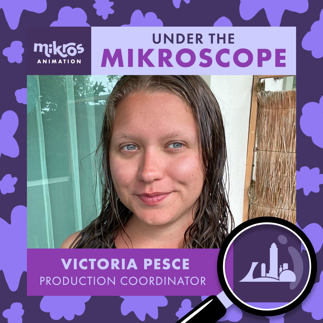 mikrosanimation's tweet photo. Today, Victoria Pesce, Production Coordinator at #MikrosAnimation in Montreal, explains what makes her so passionate about her job. She talks about her career path and what she’s most proud of.
👉 Read the full interview: https://t.co/KHyz5t4ESP
#Mikroscope #Spotlight https://t.co/68kUUrLx3j