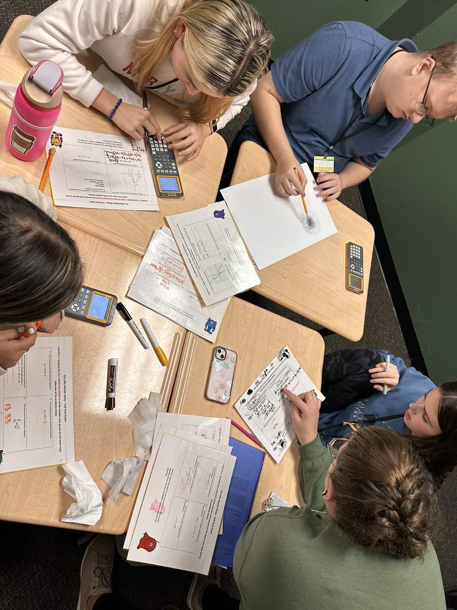 Ms. Wells' class gearing up for finals with a twist—engaging in a friendly Silly Monster Relay game! Learning meets laughter 🤩 #WeAreKPark
<a href="/HumbleISD_KPHS/">Kingwood Park HS</a> <a href="/Humble_2ndMath/">Secondary Math Dept.</a>