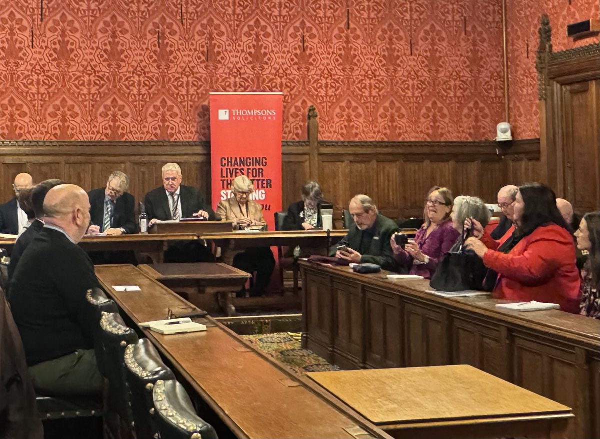 At the All-Party Parliamentary Group on Occupational Safety and Health (Asbestos) event, chaired by @IanLaveryMP at the House of Commons today. The event, sponsored by Thompsons, is looking at solutions to Britain's appalling record: with the highest incidence of asbestos cancer…