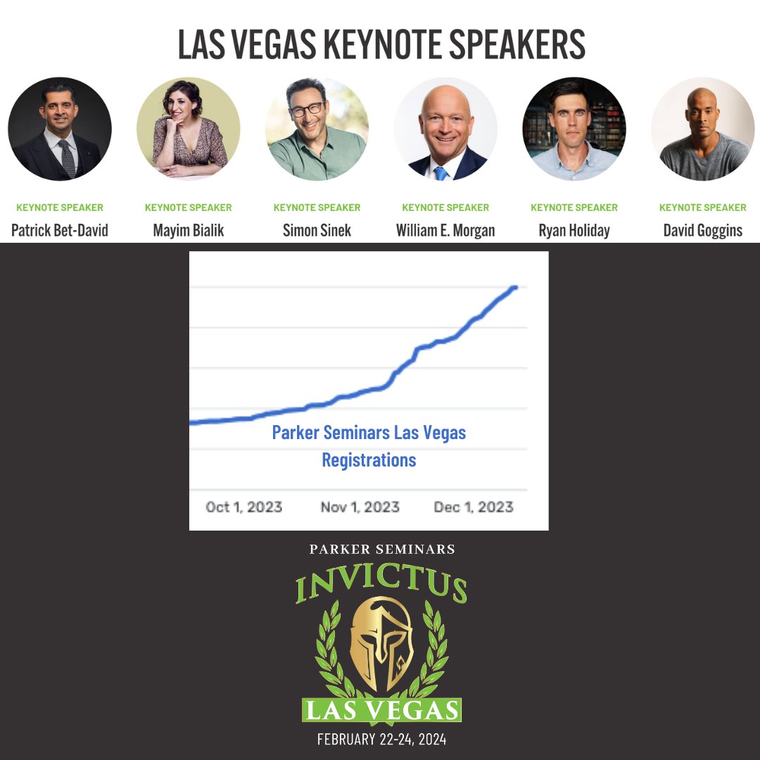 Ever since we announced our full schedule, including celebrity keynote speakers, for Parker Seminars Las Vegas (Feb. 22-24, 2024) our registration numbers have shot up! Don't be left behind, learn more and register today at lasvegas.parkerseminars.com.

#chiropractic #parkervegas