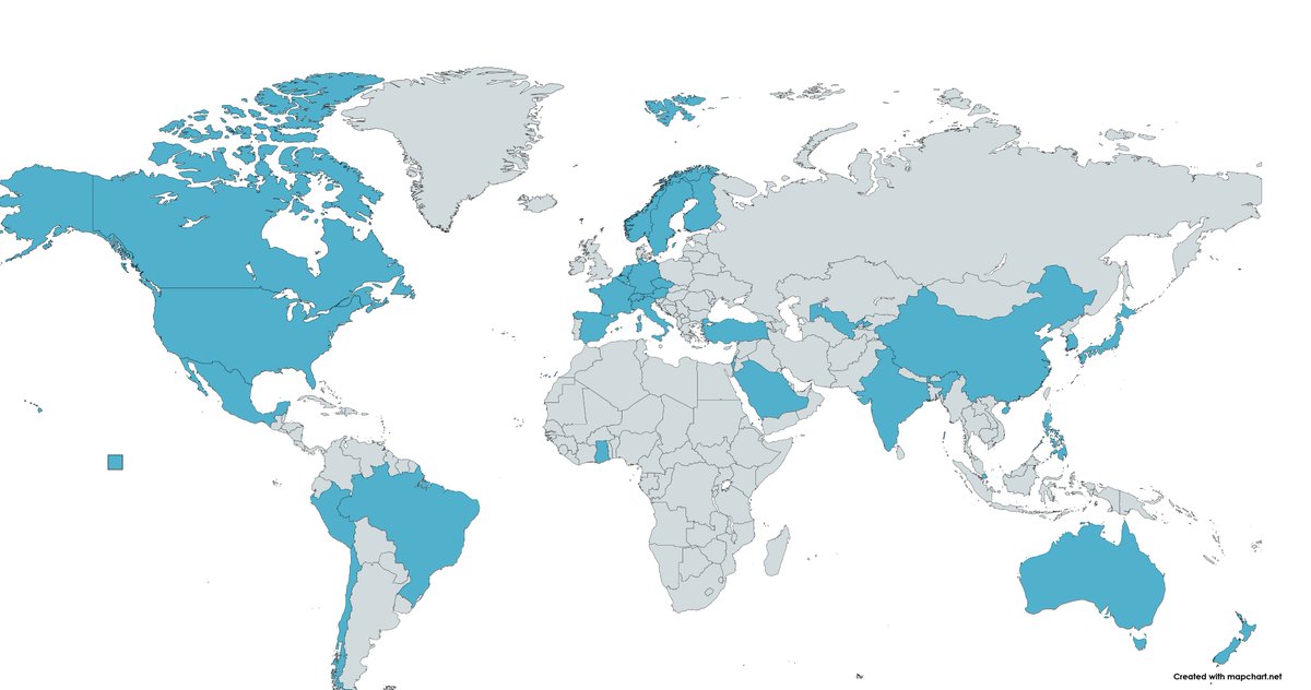 Where in the world are SRI members? Well... SRI has members from over 30 countries! Wherever you are in the world, SRI is proud to be your home for basic, translational and clinical reproductive science research. Apply today! sri-online.org/membership/mem…