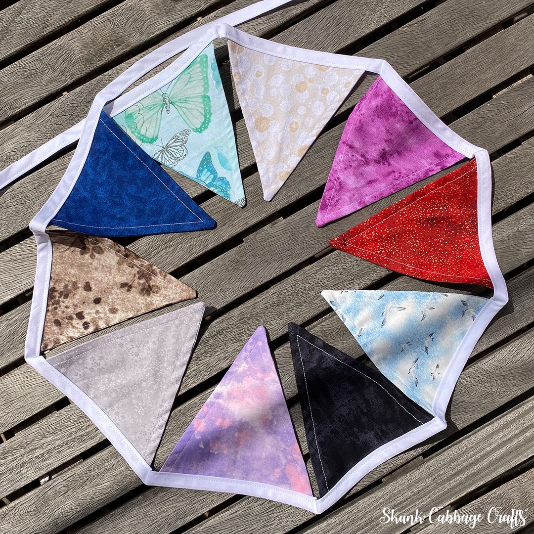 Happy Birthday to #TaylorSwift! 🪩 Looking for the perfect gift for that #Swiftie on your list who has it all? Check out this Eras-tour-inspired bunting. Are you ready for it? Link to Etsy shop in bio. #SkunkCabbageCrafts #TaylorSwift #tserastour #erastour #theerastour #13