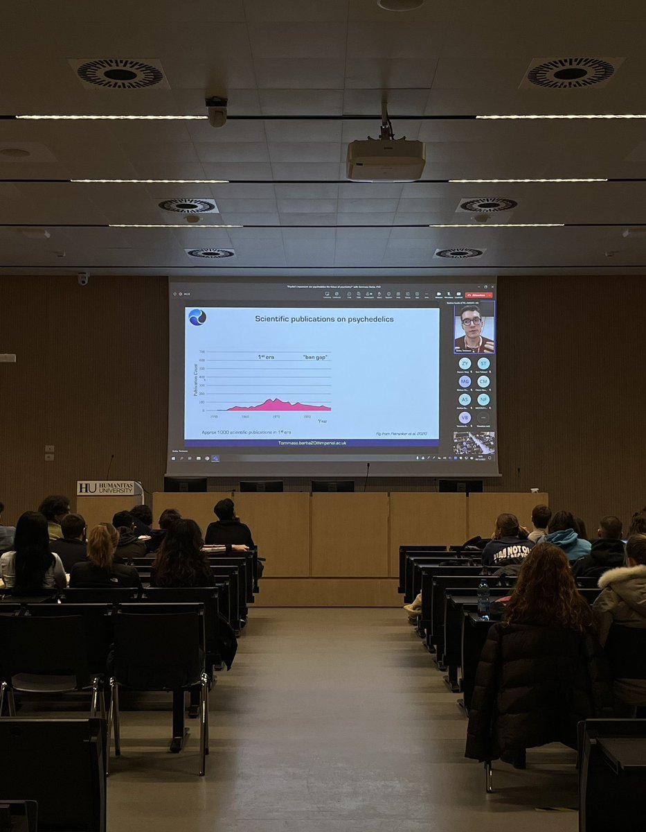 🗣️Last week <a href="/tommaso_barba/">Tommaso Barba</a> delivered a captivating lecture exploring the transformative potential of psychedelics in psychiatry! 🧠💡 

Missed the insights? Catch up here: share.descript.com/view/drmhA5r4e…

#Psychiatry #MentalHealth #Psychedelics