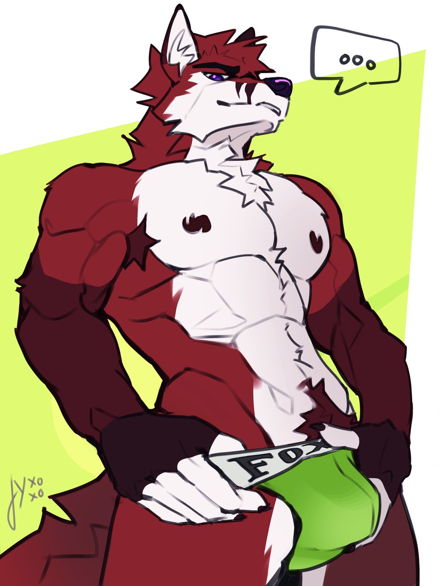 This is what happens when you let a fox have a jockstrap …