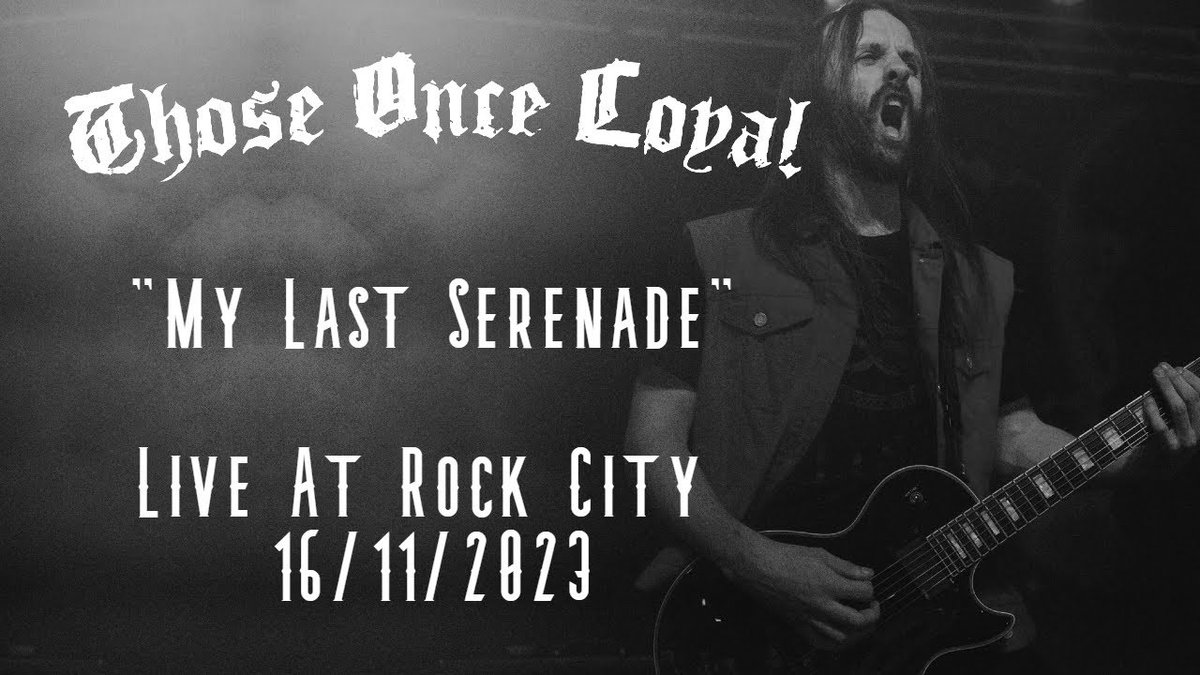 Those Once Loyal "killswitch Engage" live cover! 🖤

We've been slowly uploading some live content from our <a href="/Rock_City_Notts/">ROCK CITY</a> show last month, and we've just dropped our much loved cover of <a href="/kseofficial/">Killswitch Engage</a>'s "My Last Serenade!" 
Click here to have a look:
youtu.be/98TQsXNhyug?si…
#kse