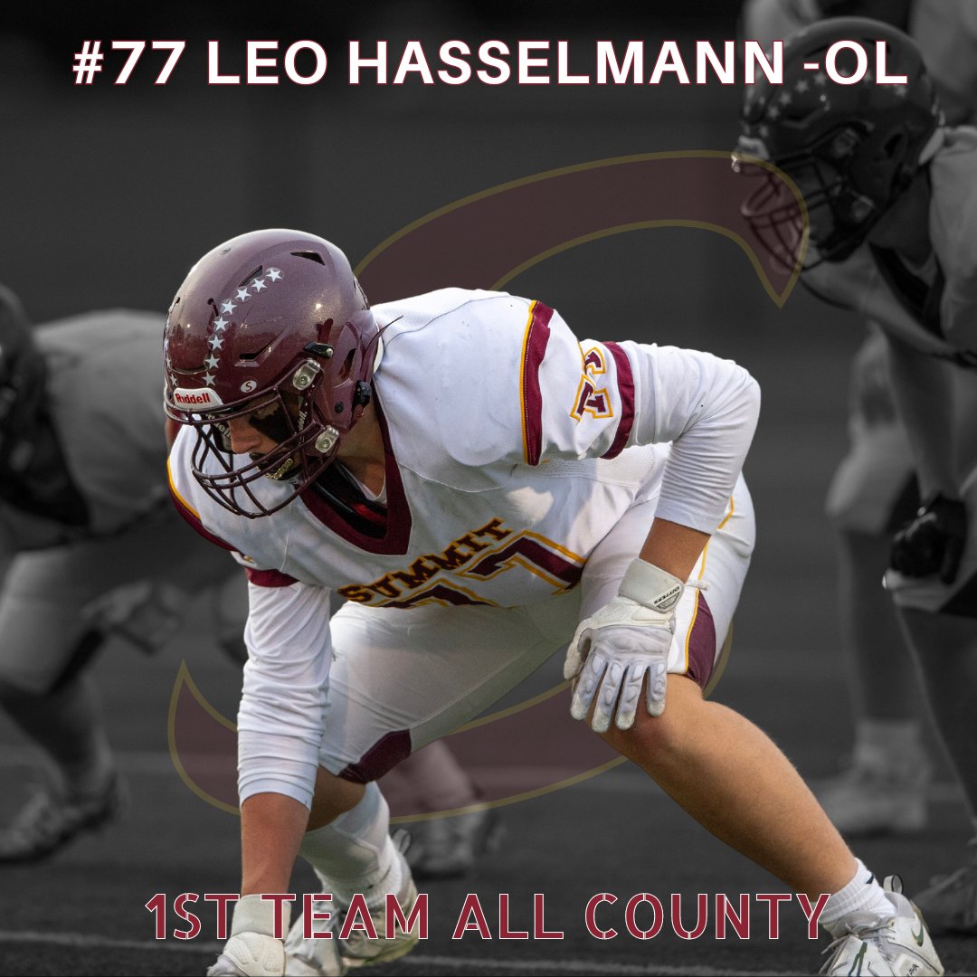Summit Hilltopper Football (@summitjerseyfb) on Twitter photo 1st Team
#2 <a href="/CarterShallcro/">Carter Shallcross</a> - RB
#12 <a href="/TylerKessel12/">Tyler Kessel</a> - LB
#32 <a href="/Seamusb123_/">Seamus Browne</a> - PK
#77 <a href="/leohaselmann_fb/">Leo Haselmann</a> - OL 1st Team
#2 <a href="/CarterShallcro/">Carter Shallcross</a> - RB
#12 <a href="/TylerKessel12/">Tyler Kessel</a> - LB
#32 <a href="/Seamusb123_/">Seamus Browne</a> - PK
#77 <a href="/leohaselmann_fb/">Leo Haselmann</a> - OL