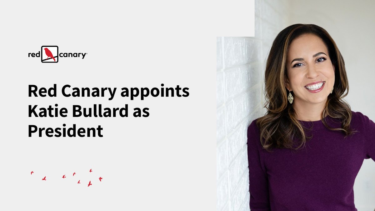 We’re pleased to announce that Katie Bullard has joined Red Canary as President! She joins with other recently added top talent, strengthening our senior leadership team further to address the security needs of organizations across industries. redcanary.com/news/red-canar…