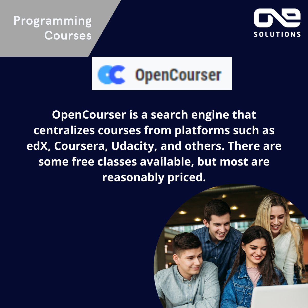 Programming courses⌨️🖊️
Like 👍 and Share  this post to your friends.
#freecoursesonline #onesolutionsweb #softwaredevelopment #outsourcing #outsourcingservices #geek #computerscience #coding #codingbootcamp #fullstackdeveloper #softwareengineer #softwaredeveloper