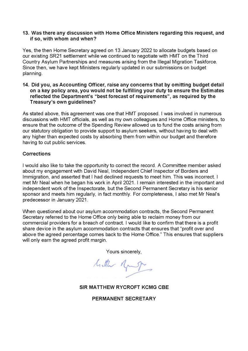 Diana Johnson DBE MP 🇬🇧🇺🇦🌈 (@dianajohnsonmp) on Twitter photo 🚨 Letter from <a href="/ukhomeoffice/">Home Office</a> Permanent Secretary to <a href="/CommonsHomeAffs/">Home Affairs Committee</a> contains new statistics on the asylum backlog, Bibby Stockholm costs & returns of small boat arrivals.
👉 I’m questioning Ministers on it now. Watch live at: parliamentlive.tv/Event/Index/ce…
Read the letter ⬇️ 🚨 Letter from <a href="/ukhomeoffice/">Home Office</a> Permanent Secretary to <a href="/CommonsHomeAffs/">Home Affairs Committee</a> contains new statistics on the asylum backlog, Bibby Stockholm costs & returns of small boat arrivals.
👉 I’m questioning Ministers on it now. Watch live at: parliamentlive.tv/Event/Index/ce…
Read the letter ⬇️