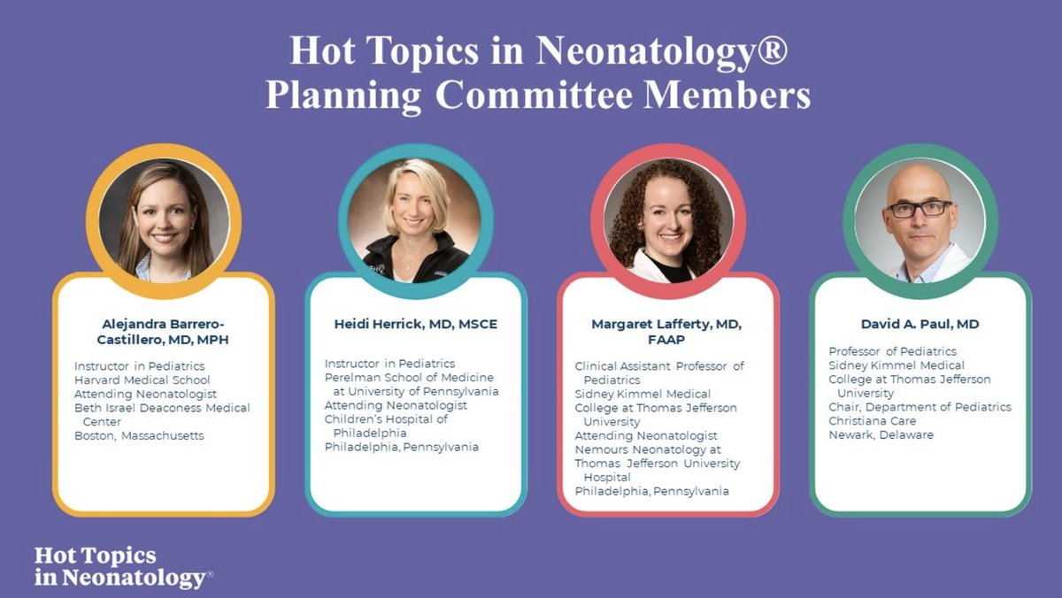 On behalf of the Hot Topics in Neonatology Chairs, planning committee and organizers, we thank you and can't wait to see you next year at #HotTopics2024!   

#HotTopicsNeo2023 #NeoEBM