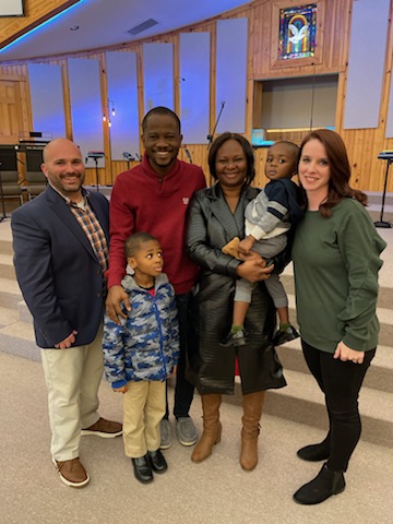 LPBC_Joshua's tweet image. This past Sunday morning, our congregation celebrated and commissioned @arrowsinquiver and his family to return to Ogbomoso, Nigeria to teach preaching, pastoral ministry, and evangelism at @TheNBTSOgbomoso.

Dr. Adegoke is one of our twelve @SWBTS @TXBaptCollege interns.