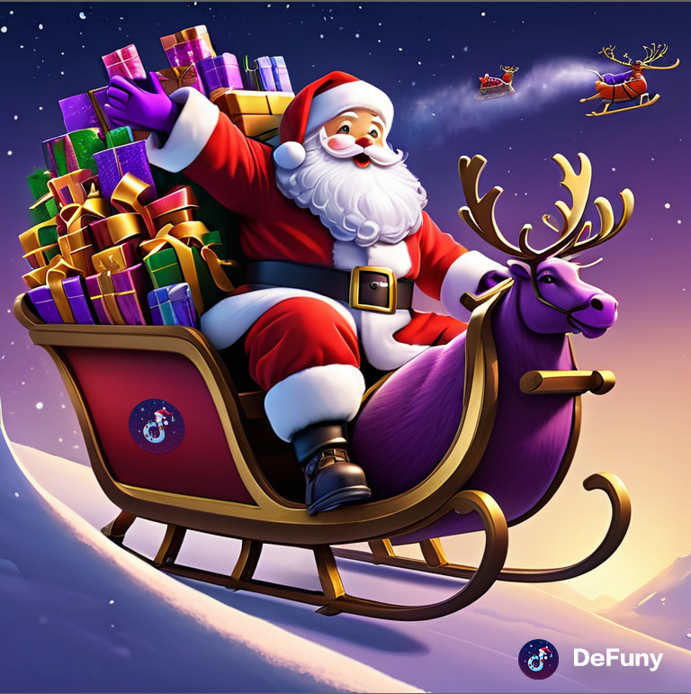 DeFuny_DFN's tweet photo. DeFuny Christmas Giveaway:A season of warmth and gratitude

Dear partners,

Since the launch of the global public beta on October 8, DeFuny has been trusted and supported by 350,000 cryptocurrency enthusiasts around the world, forming a strong consensus. As Christmas is approaching, in order to thank you for your contribution to DeFuny, DeFuny Santa has quietly prepared a special Christmas gift for all partners to share the joy of the holiday with you!

DeFuny has prepared $DFN worth a total of US$5 million as a Christmas gift, which will be given to every official partner and market maker. We hope this special gift brings you warmth and joy.

The conditions for receiving the $DFN gift are as follows:
1. Just inject any liquidity pool into DeFuny and become an official partner to get a free Christmas gift.
2. The market maker’s Christmas gifts will be based on your market maker level. The higher the level, the richer the $DFN gift will be.
3. Specific gift rewards will be announced on December 23, and all rewards will be automatically distributed at 00:00 (UTC) on December 25, 2023.

DeFuny will accompany you every Christmas and receive a special $DFN Christmas gift every year. Please remember to save your $DFN Christmas gift, because the $DFN you hold will double next Christmas. I hope this warm gift can bring you a happy holiday time.

Team DeFuny
2023-12-13