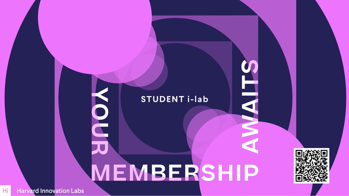 Calling all @Harvard students with an interest in innovation and entrepreneurship! Signups for spring 2024 i-lab membership are NOW OPEN 🚀🌟 Learn about our membership stages and take a quiz to find your fit based on where you are in your journey. bit.ly/3s6Zozq