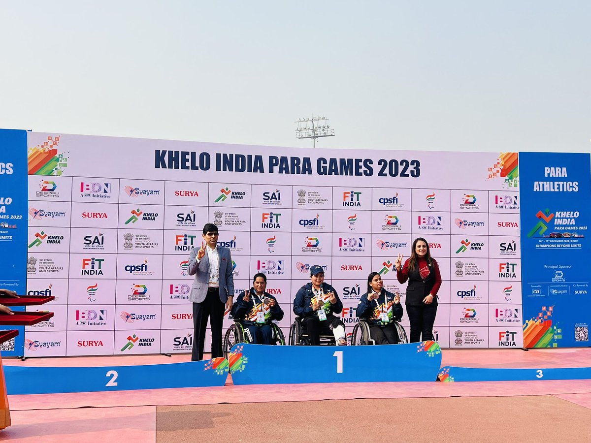Honored to be part of the #KheloIndiaParaGames in Delhi today. 
Congratulations to all stakeholders, especially our para-athletes who are scripting history🏅👏🏻

Under the visionary leadership of PM Shri Narendra Modi ji , India is taking significant strides toward a more