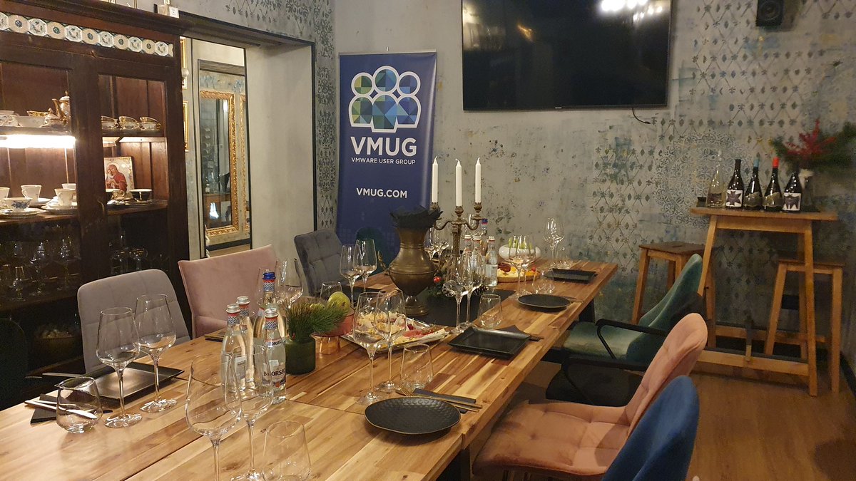 #VMUGRomania will start its Christmas party soon. We will take our members to a wine tasting experience. What could be better than talking about the future next to a glass of wine. @MyVMUG @CGhioc @VMUGRO